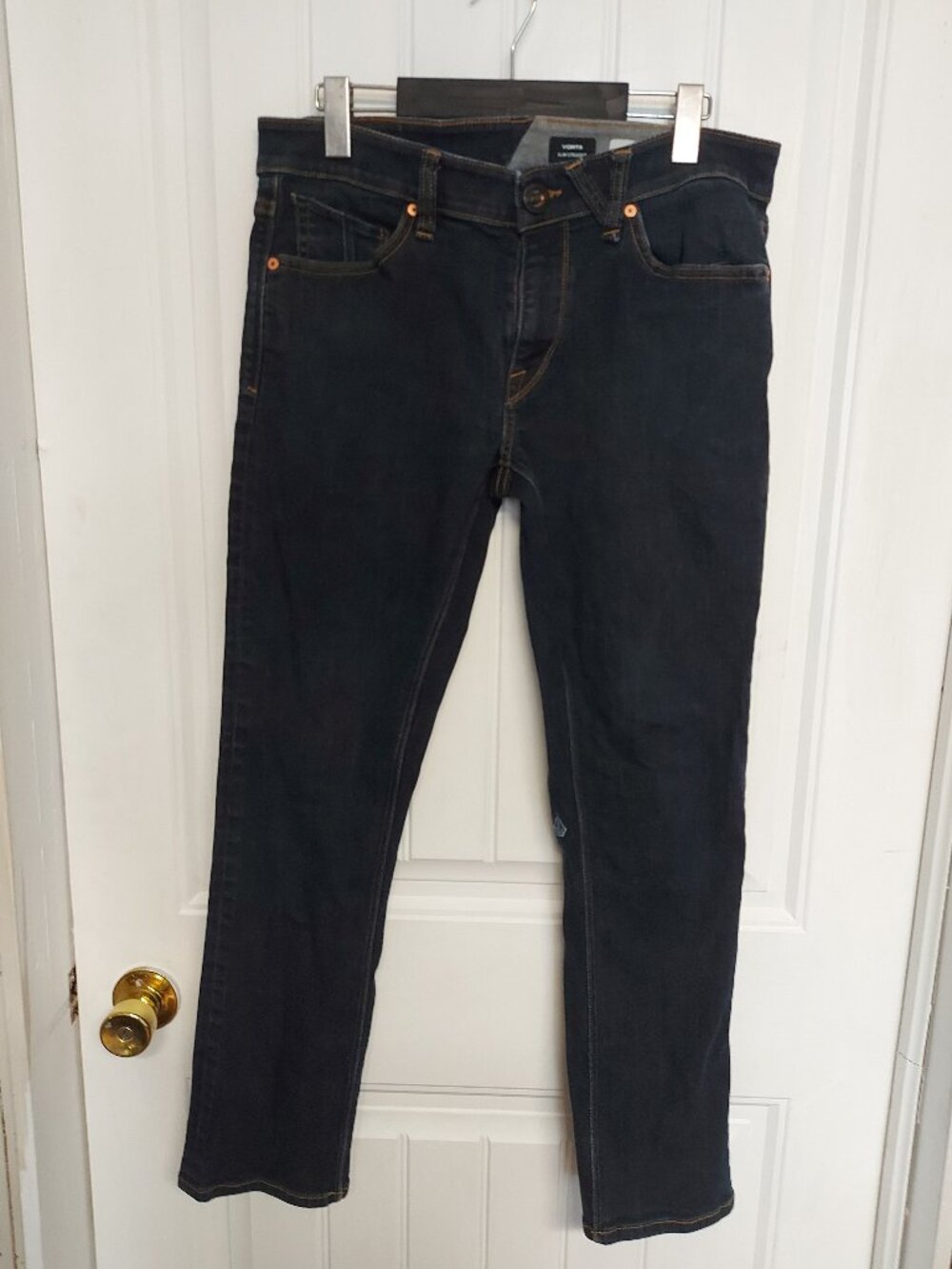 Volcom Vorta Dark Wash Slim Straight Jeans Men's Size 32